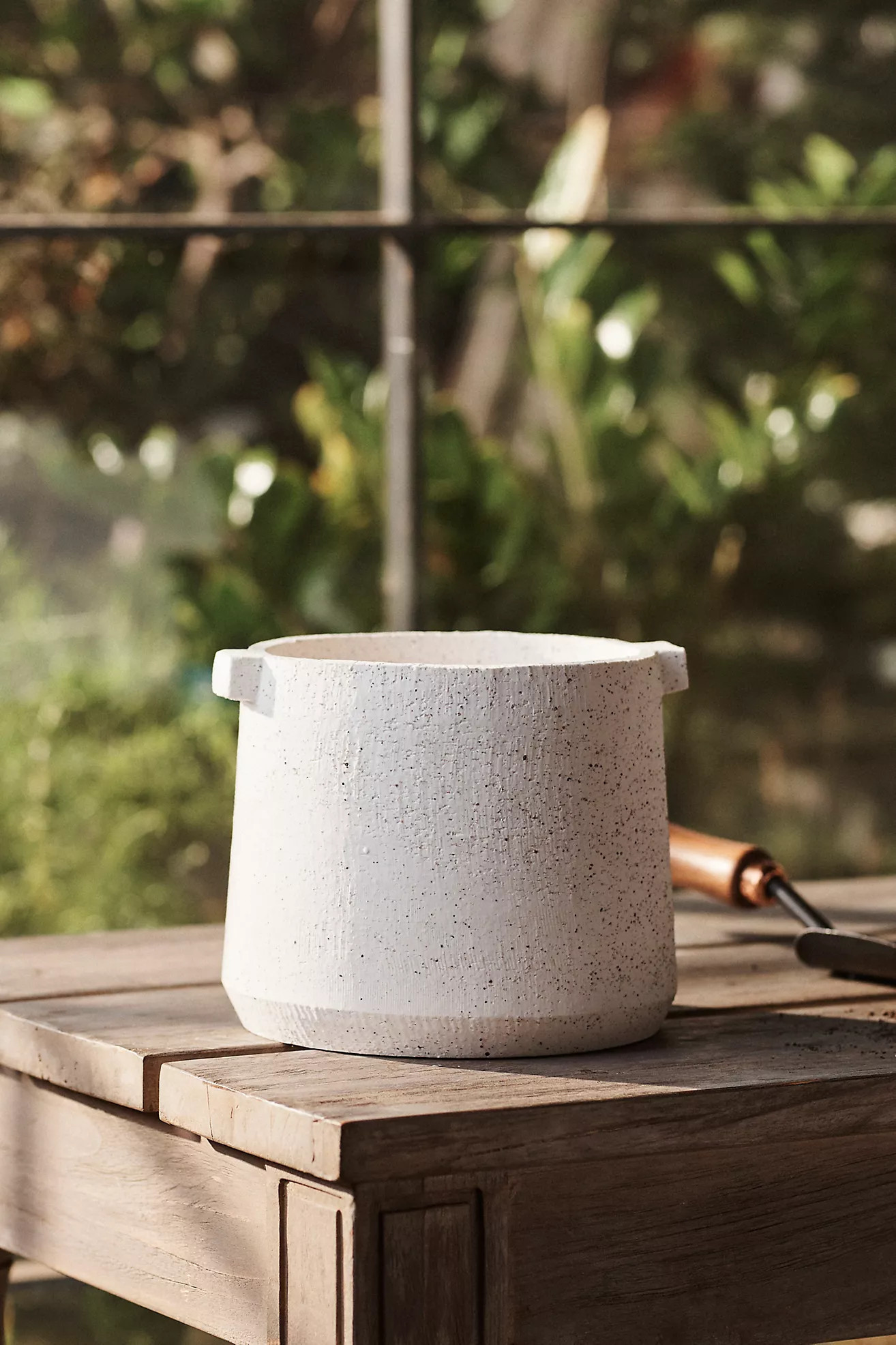 Speckle Knob Planter, 7" | Anthropologie (US)