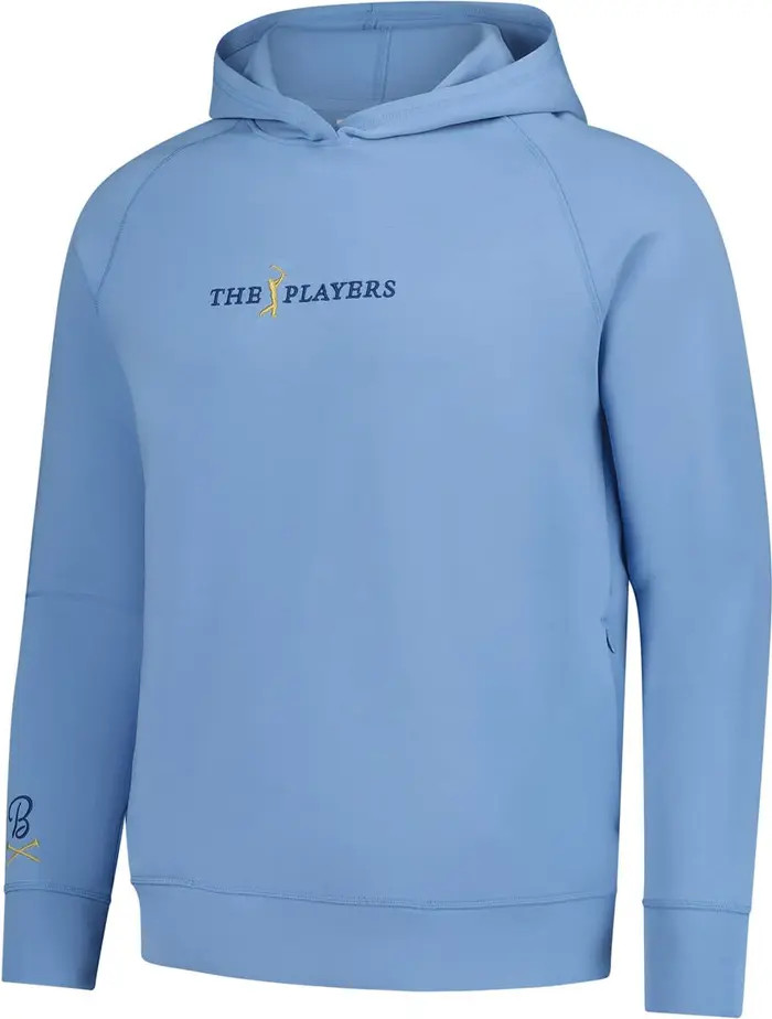 Men's Barstool Golf  Light Blue THE PLAYERS Performance Layering Pullover Hoodie | Nordstrom