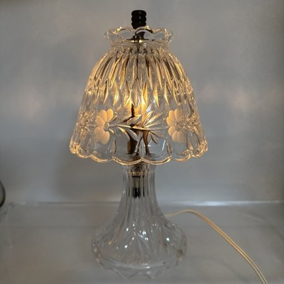 Princess House Heritage Romance Collection Vintage Crystal Table Lamp with Shade | eBay | eBay US