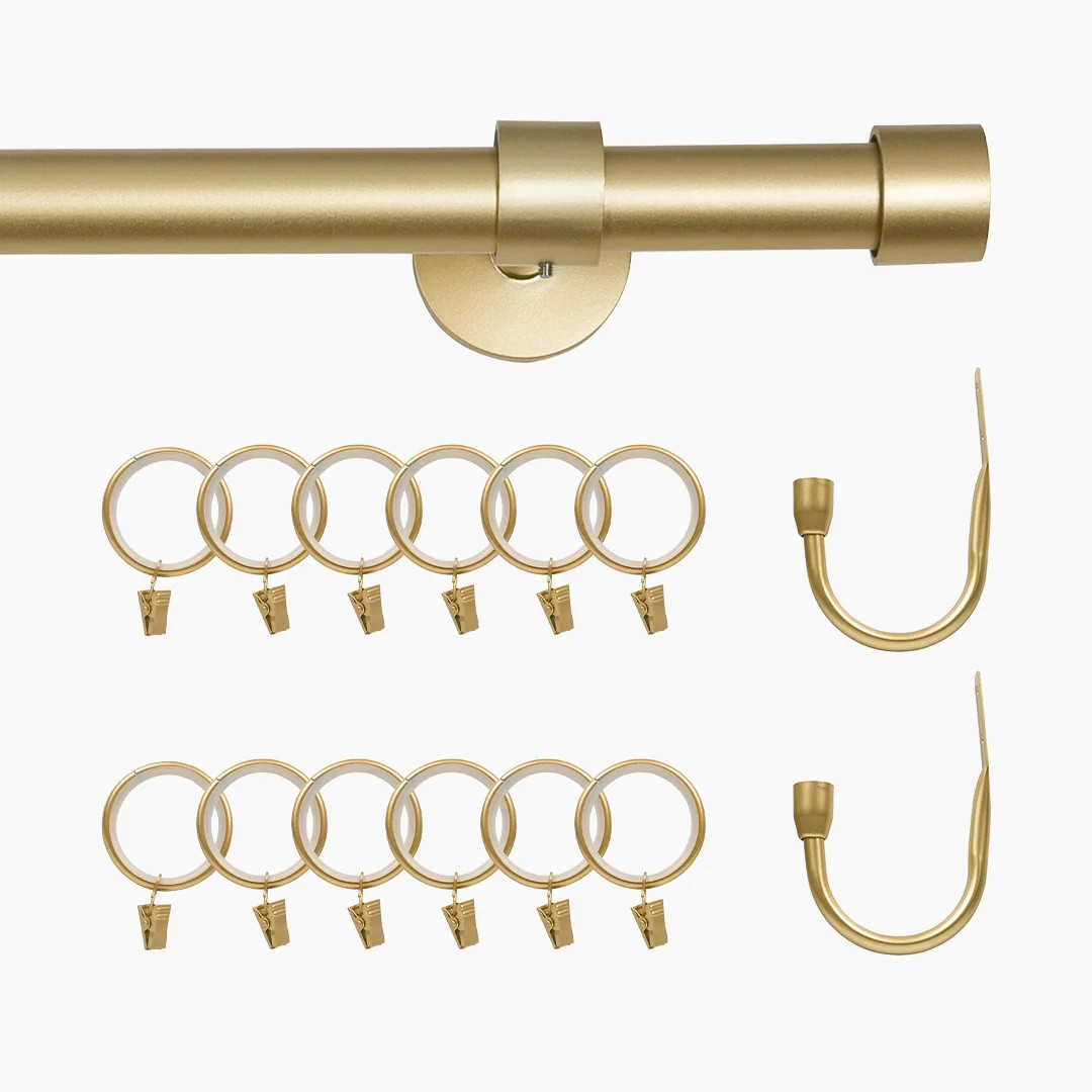 Jaylon Window Curtain Rods Hardware Collection | TWOPAGES