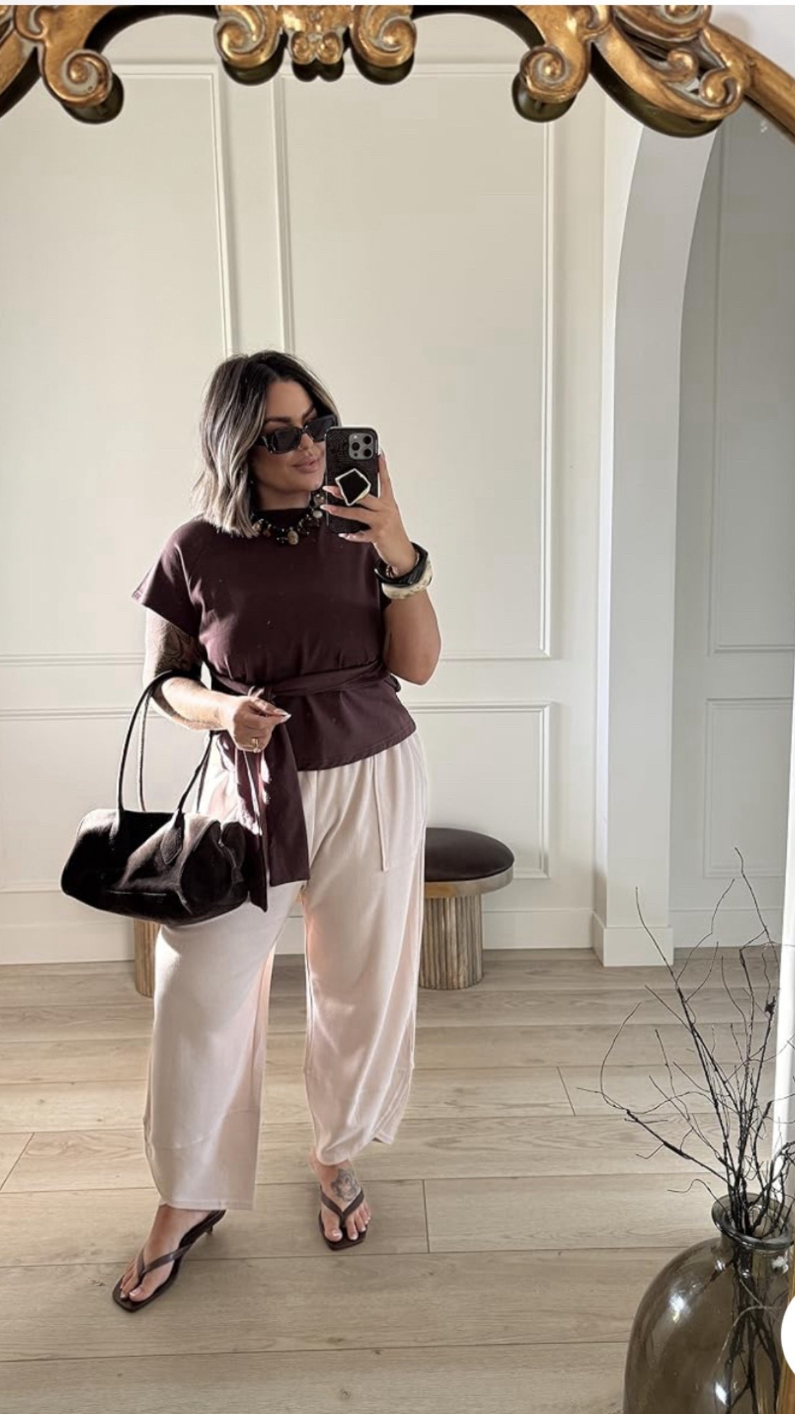 Top M, pants sized up to xxl I hate when the waistband is too tight on pants like these.



#MidsizeFashion #EverydayOutfit #EffortlessStyle #NeutralOutfits #WideLegPants #CasualChic #SimpleStyle #OutfitInspo #StyleOver40 #MinimalStyle #FlatteringOutfits #CapsuleWardrobe #FashionInspo #ChicEveryday #ComfortableStyle #OOTDInspo #AmazonStyle #WardrobeBasics #EasyOutfits #ModernStyle
