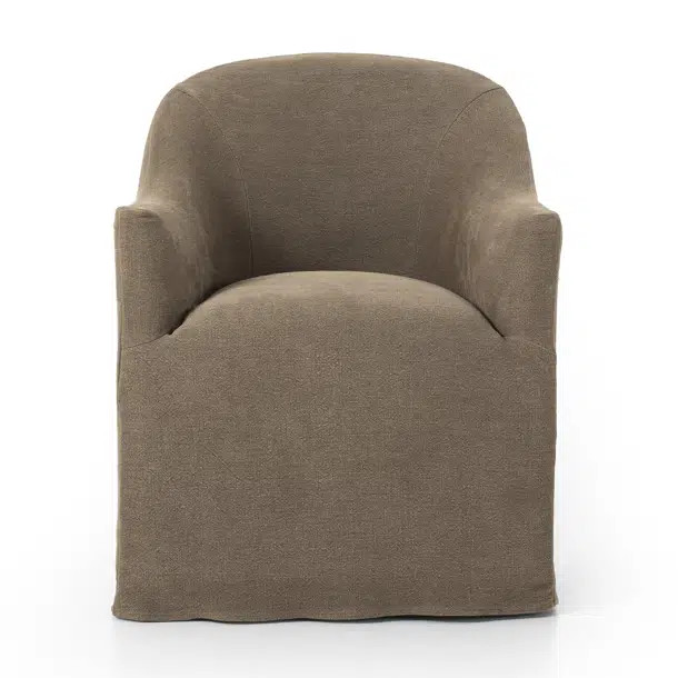 Galinda Upholstered Arm Chair in Beige | Wayfair North America