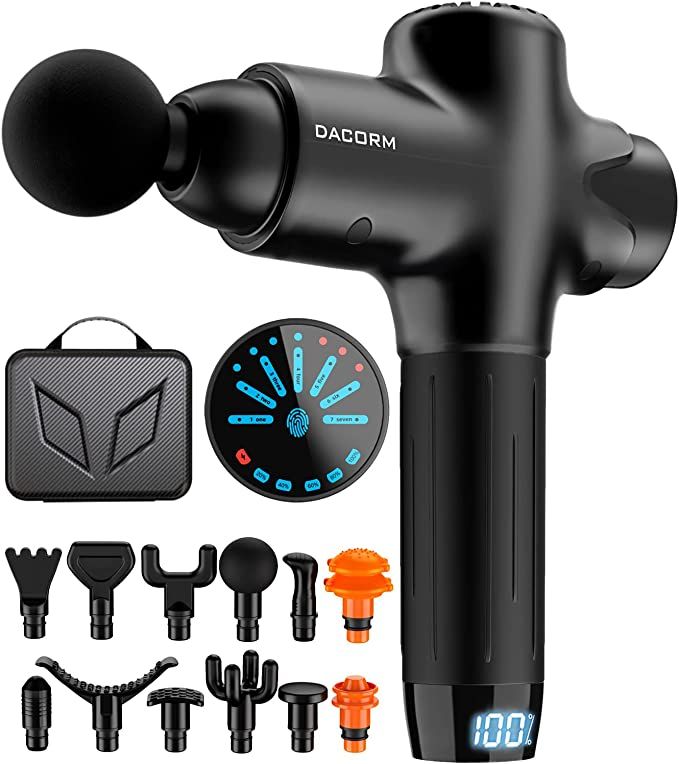 Massage Gun - Percussion Muscle Massage Gun for Athletes, Super Quiet Portable Electric Sport Mas... | Amazon (US)