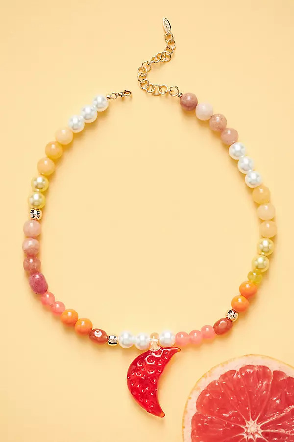 Beaded Icon Charm Necklace | Anthropologie (US)