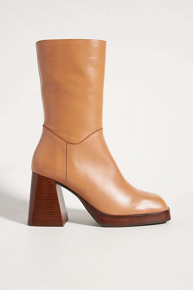 Heeled Leather Boots | Anthropologie (US)