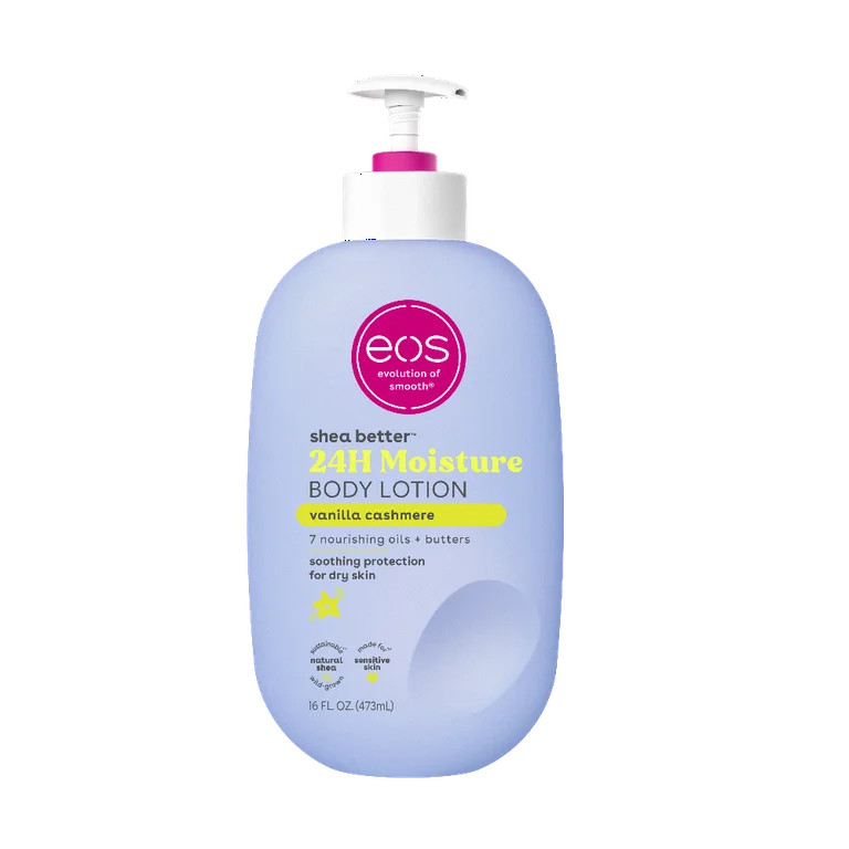 eos Shea Better Body Lotion - Vanilla Cashmere, for Dryness, 16 fl oz | Walmart (US)