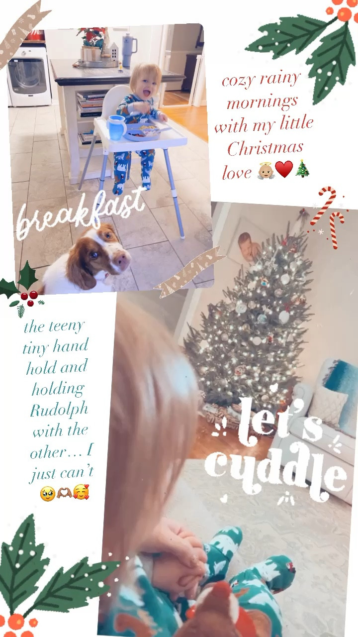 cozy rainy mornings with my little Christmas love 👼🏼♥️🎄 the teeny tiny hand hold and holding Rudolph with the other… I just can’t 🥹🫶🏽🥰

#LTKHoliday #LTKSeasonal #LTKbaby