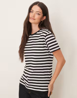 ASOS DESIGN ultimate t-shirt in black and white stripe | ASOS | ASOS (Global)