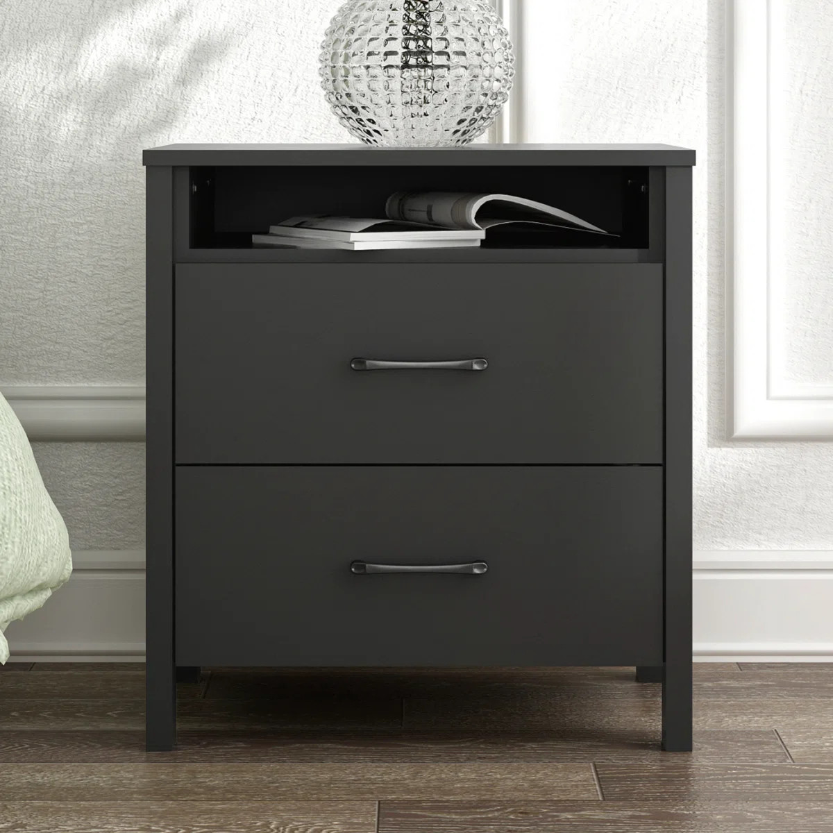 Allysyn 22.7" 2 Drawer Nightstand | Wayfair North America