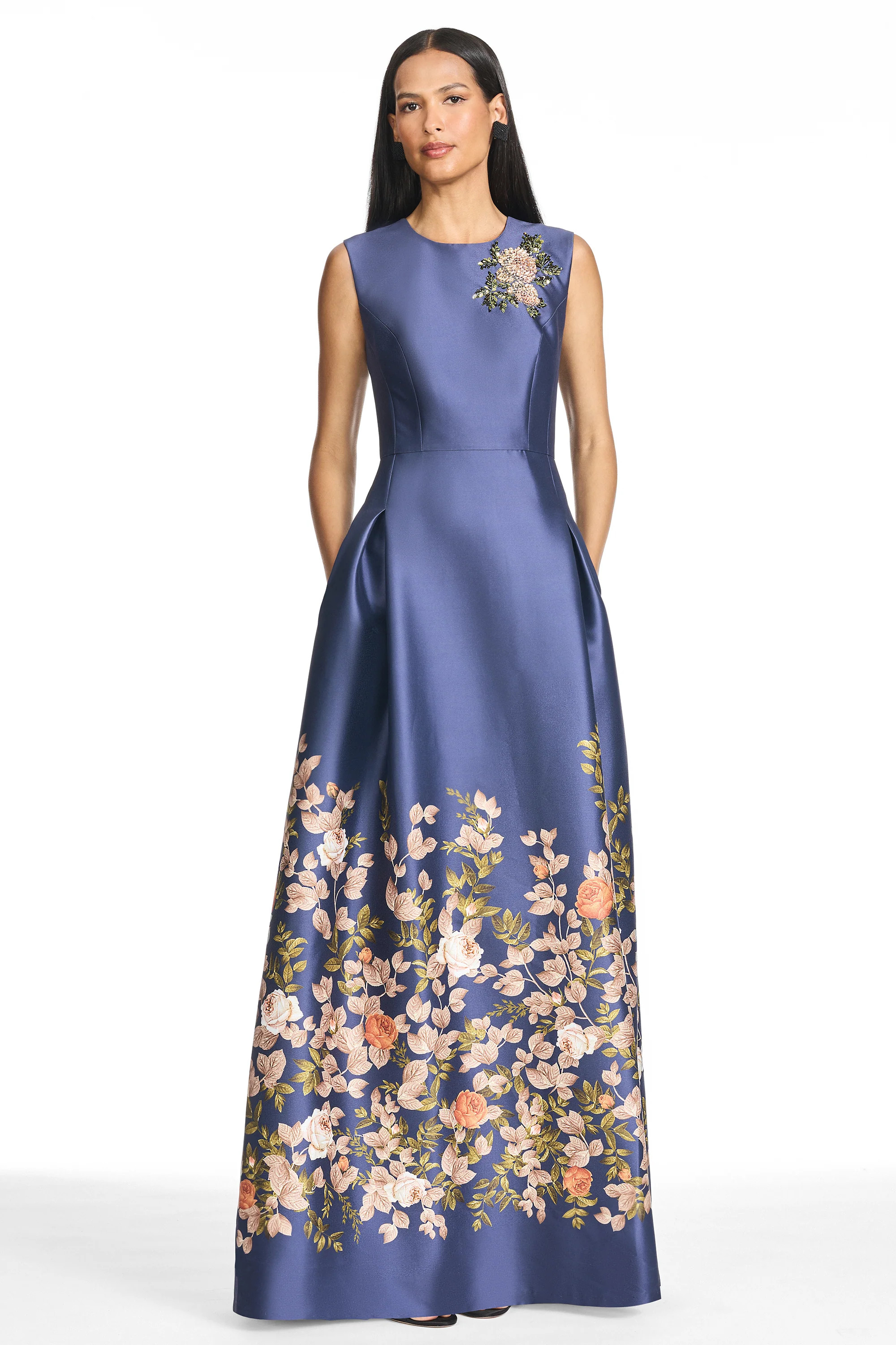 BLAIR GOWN - HEIRLOOM ROSES | Sachin and Babi