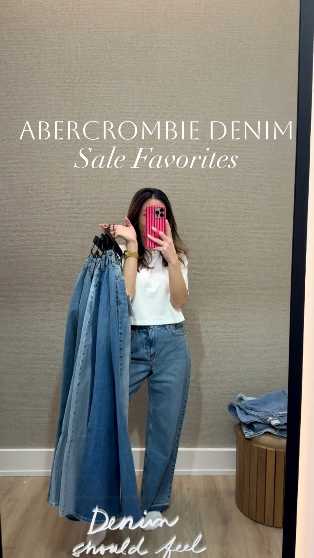 Abercrombie Denim Sale! Best sale of the year 25-40% off styles with an additional stackable code: DenimAF 
@abercrombie #abercrombie 

#LTKPetite #LTKSaleAlert #LTKSeasonal