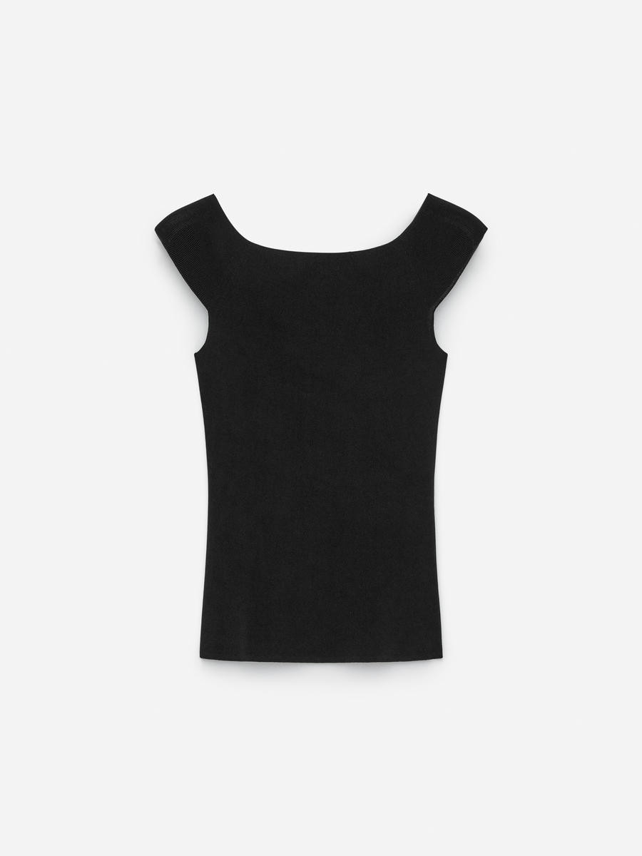 Haut en maille aux épaules dénudées – Noir – ARKET FR | Arket EU