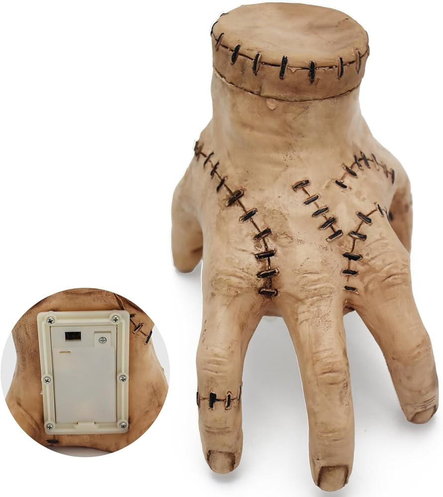 Antsoldier Wednesday Thing Hand Family Moving Toy Wednesday Hand Latex Ultrabeer Thing Props for ... | Amazon (US)