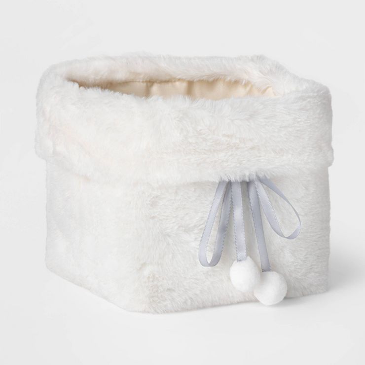 Faux Fur Basket - Threshold™ | Target