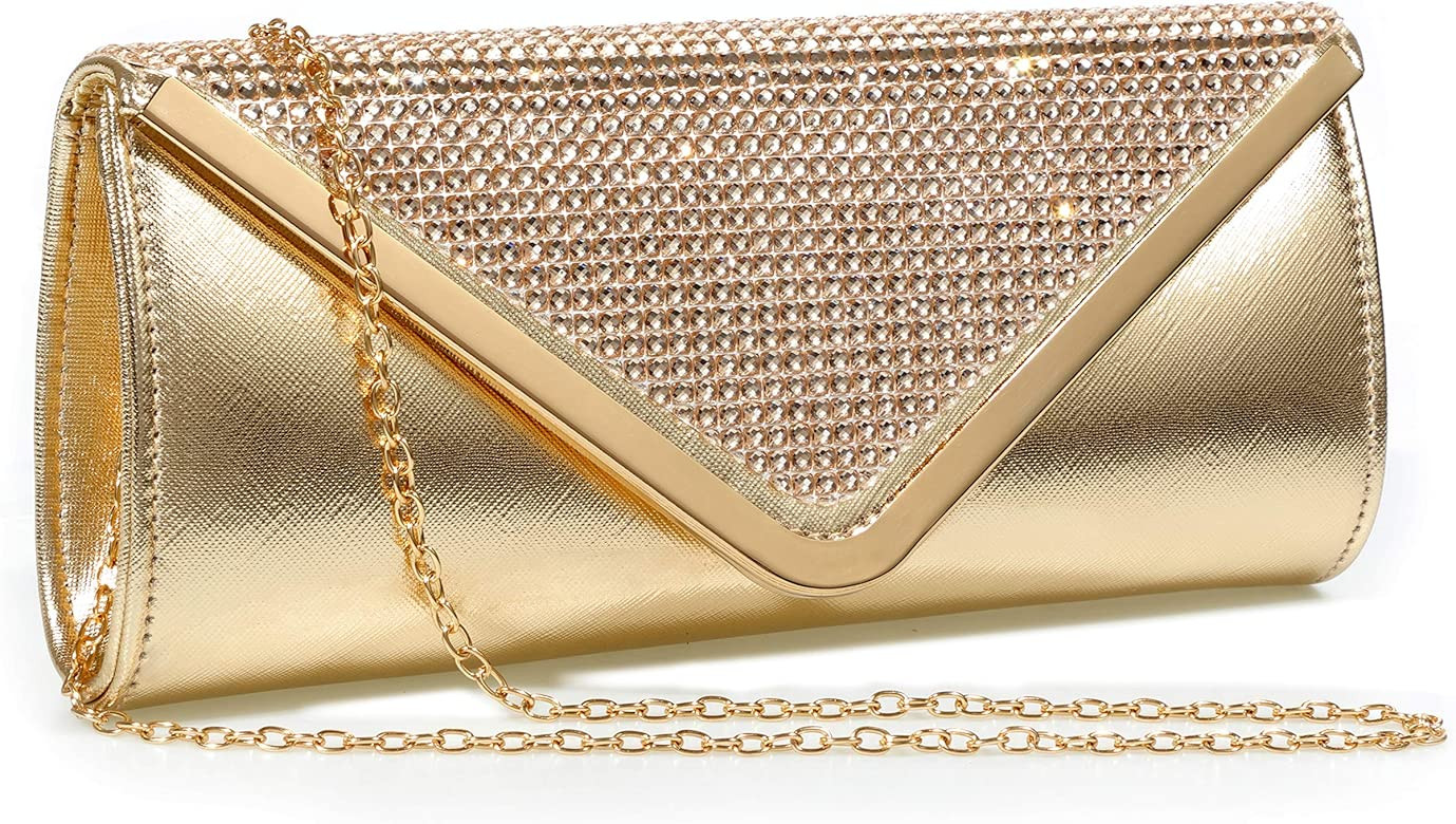 Evening Bag Sparkling Clutch Purses for Women,Mansherry Ladies Party Handbag rhinestones Wedding ... | Amazon (US)