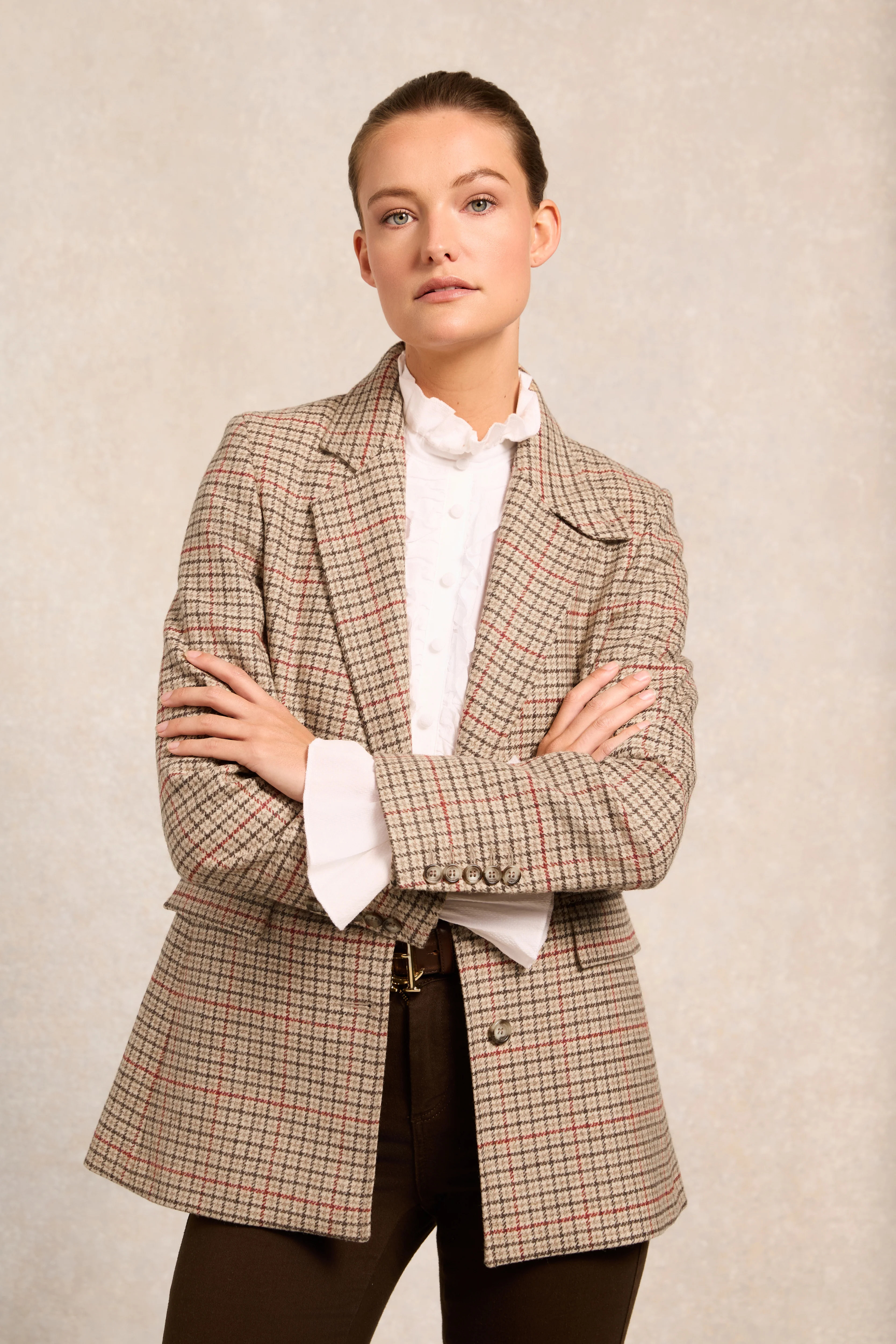 Single Breasted Blazer (Charlton Tweed) | Holland Cooper