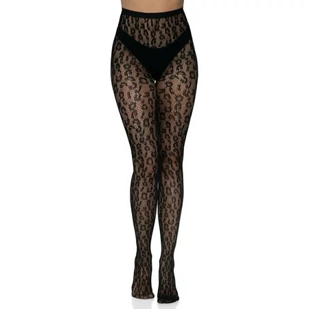 Leg Avenue Women s Leopard net tights | Walmart (US)