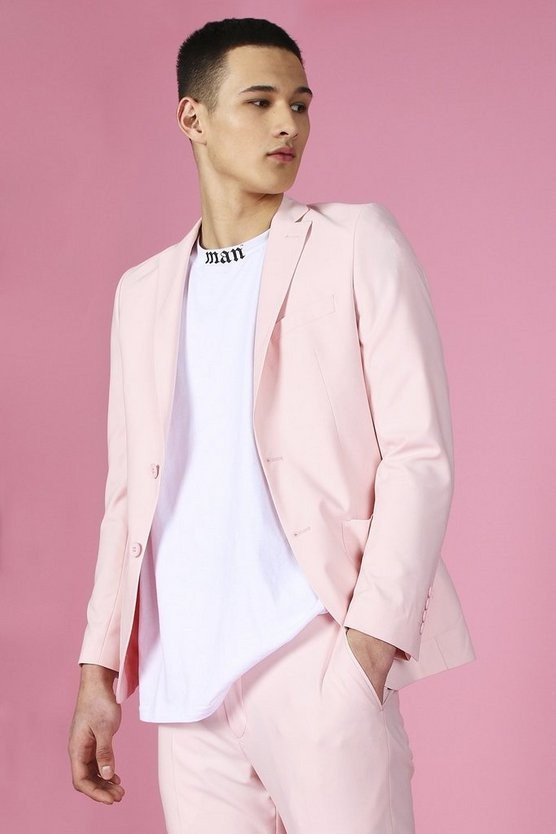 Skinny Plain Suit Jacket | Boohoo.com (US & CA)