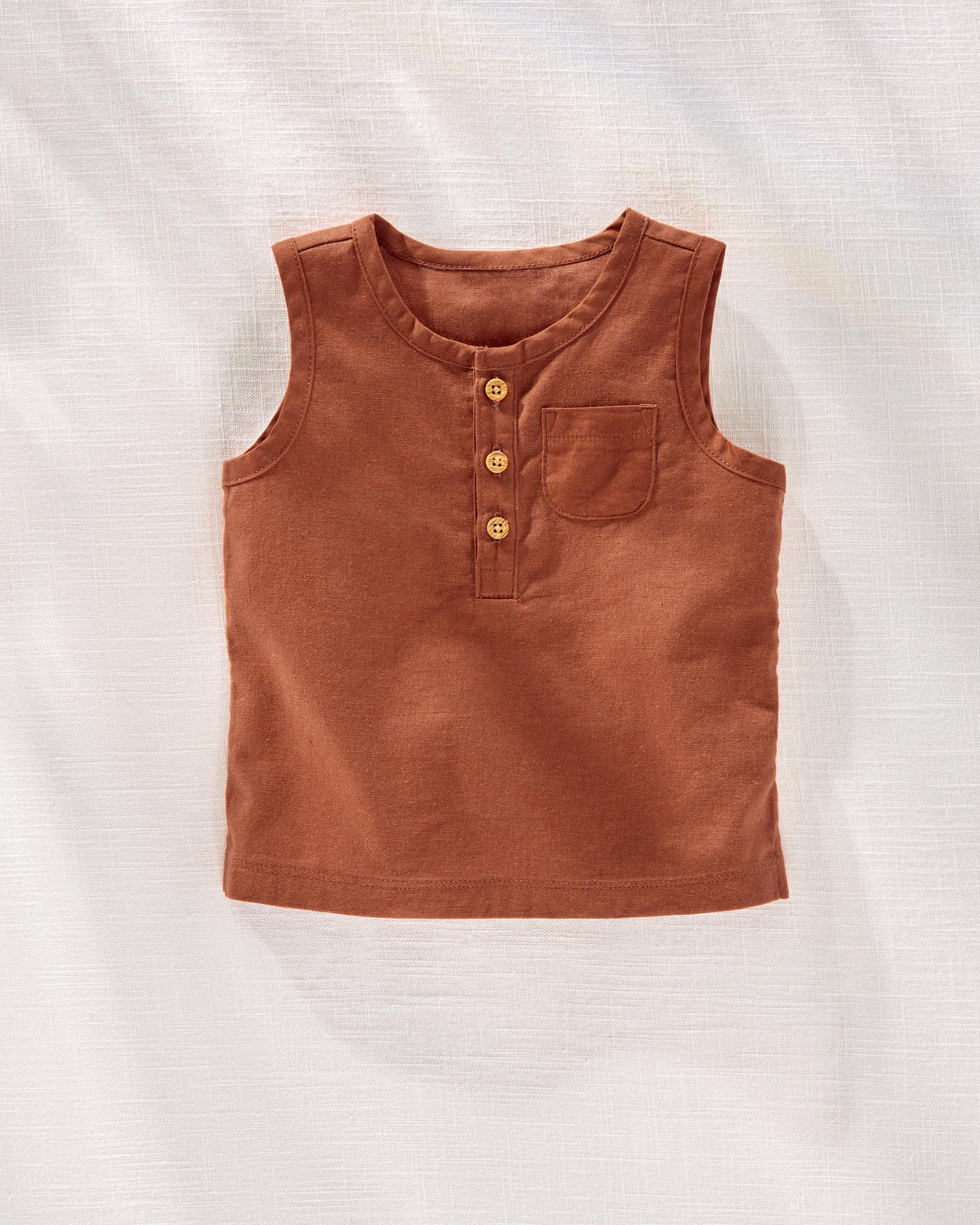 Baby Hilary Duff Linen Pocket Tank | Carter's
