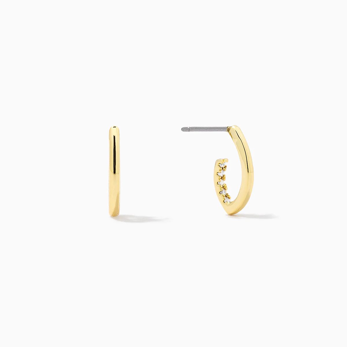 Hidden Pavé Stud Earrings | Uncommon James