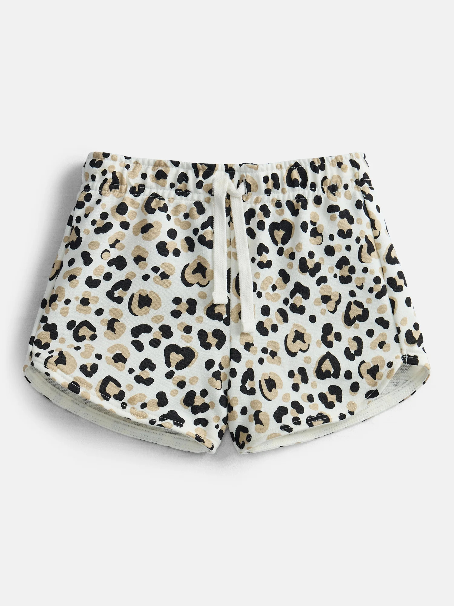 Wonder Nation Toddler Girls Dolphin Hem Printed Shorts, Sizes 18M-5T | Walmart (US)