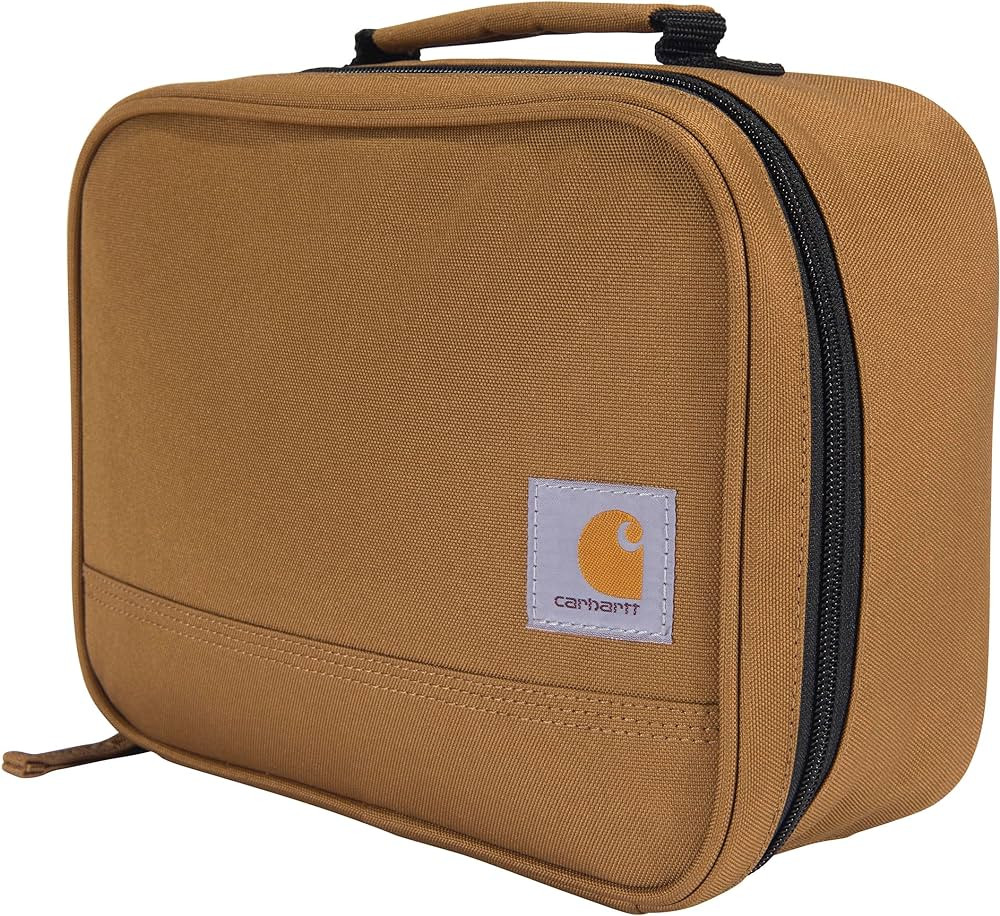 Carhartt Insulated 4-Can Lunch Cooler for Men and Women, Fully Insulated and Water Resistant, Ess... | Amazon (US)