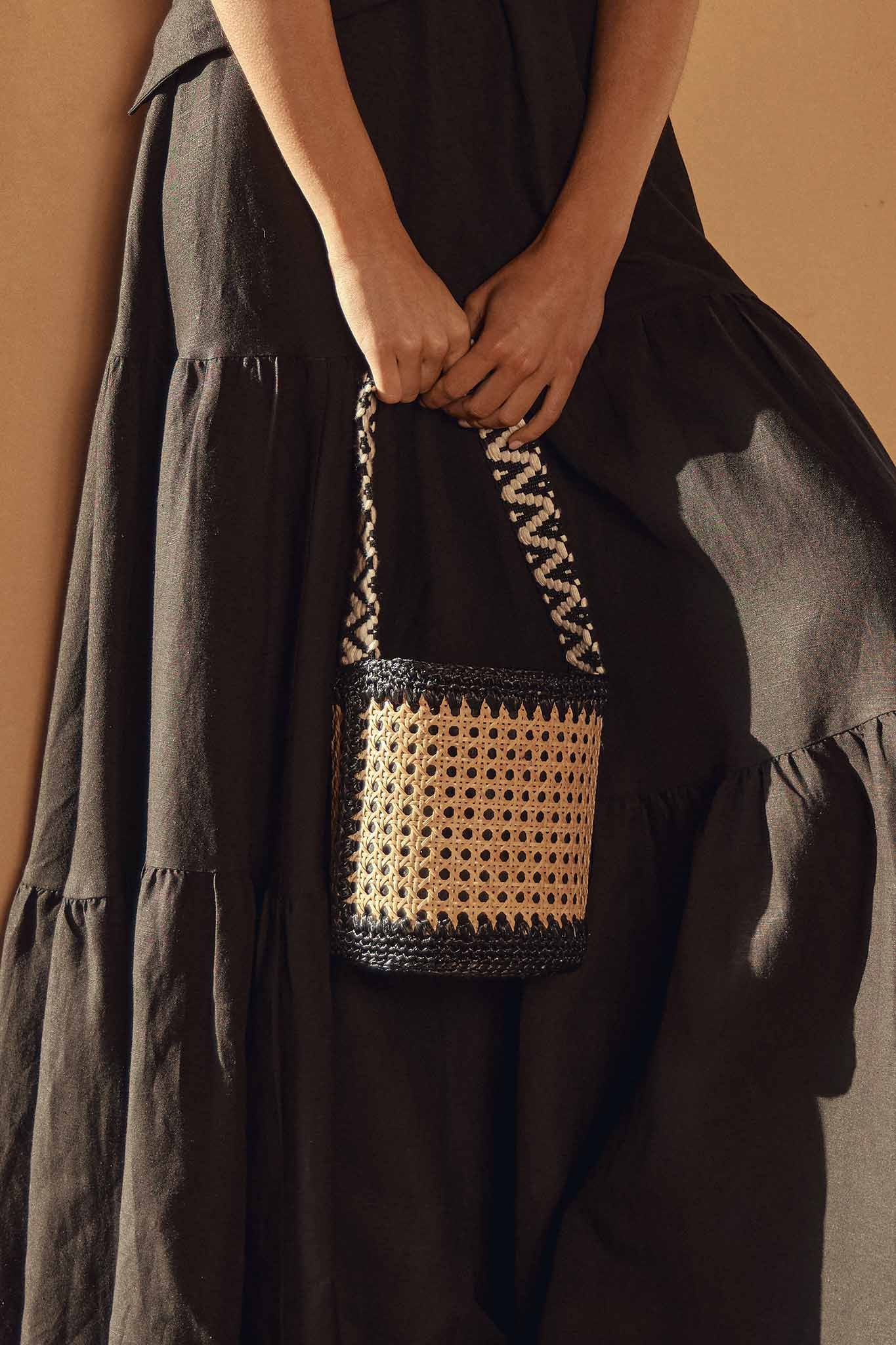 Cane Bucket Bag | Hunter Bell | Hunter Bell