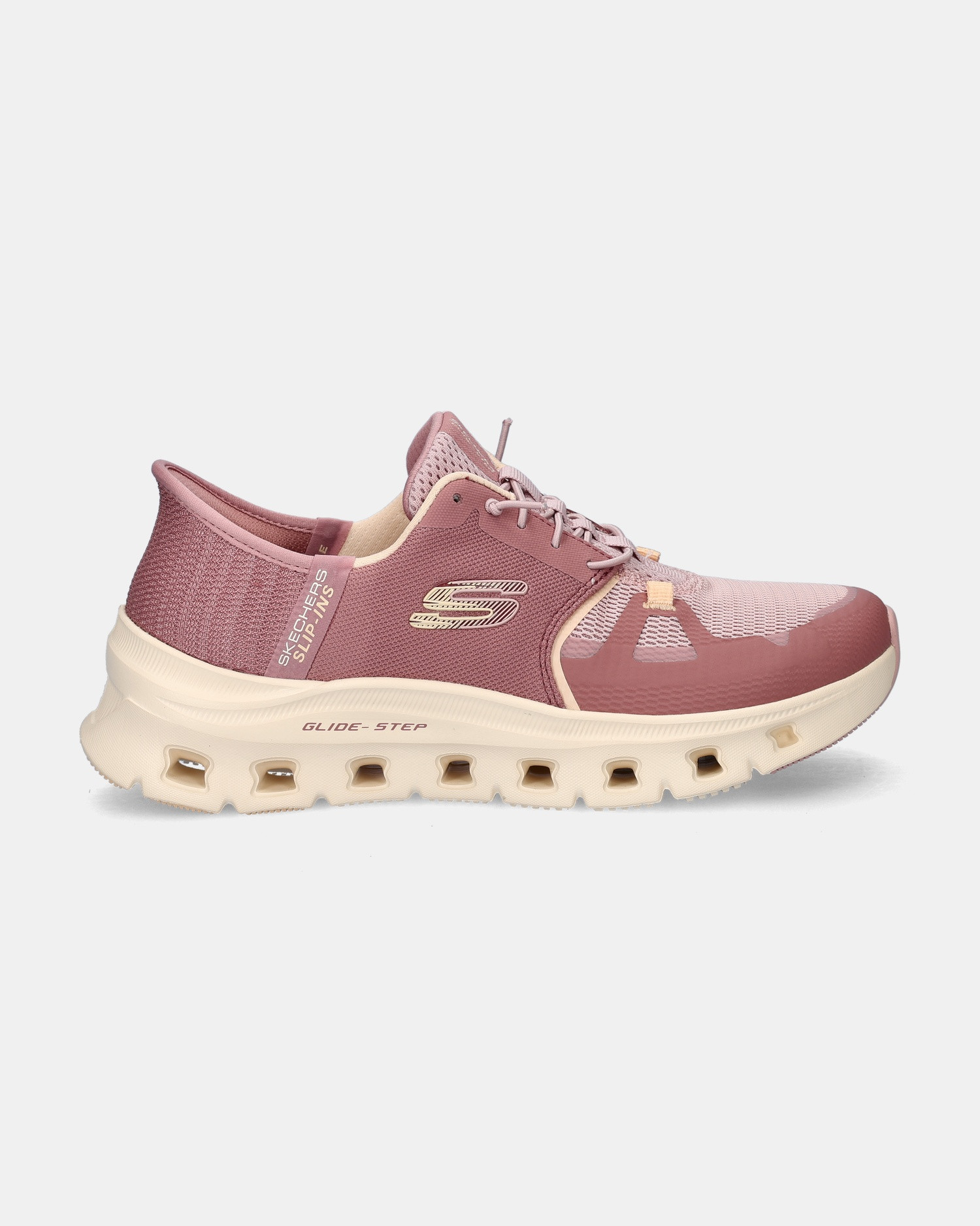 Skechers Hands Free Slip-Ins Glide - Lage sneakers voor dames - Roze | Nelson Schoenen NL