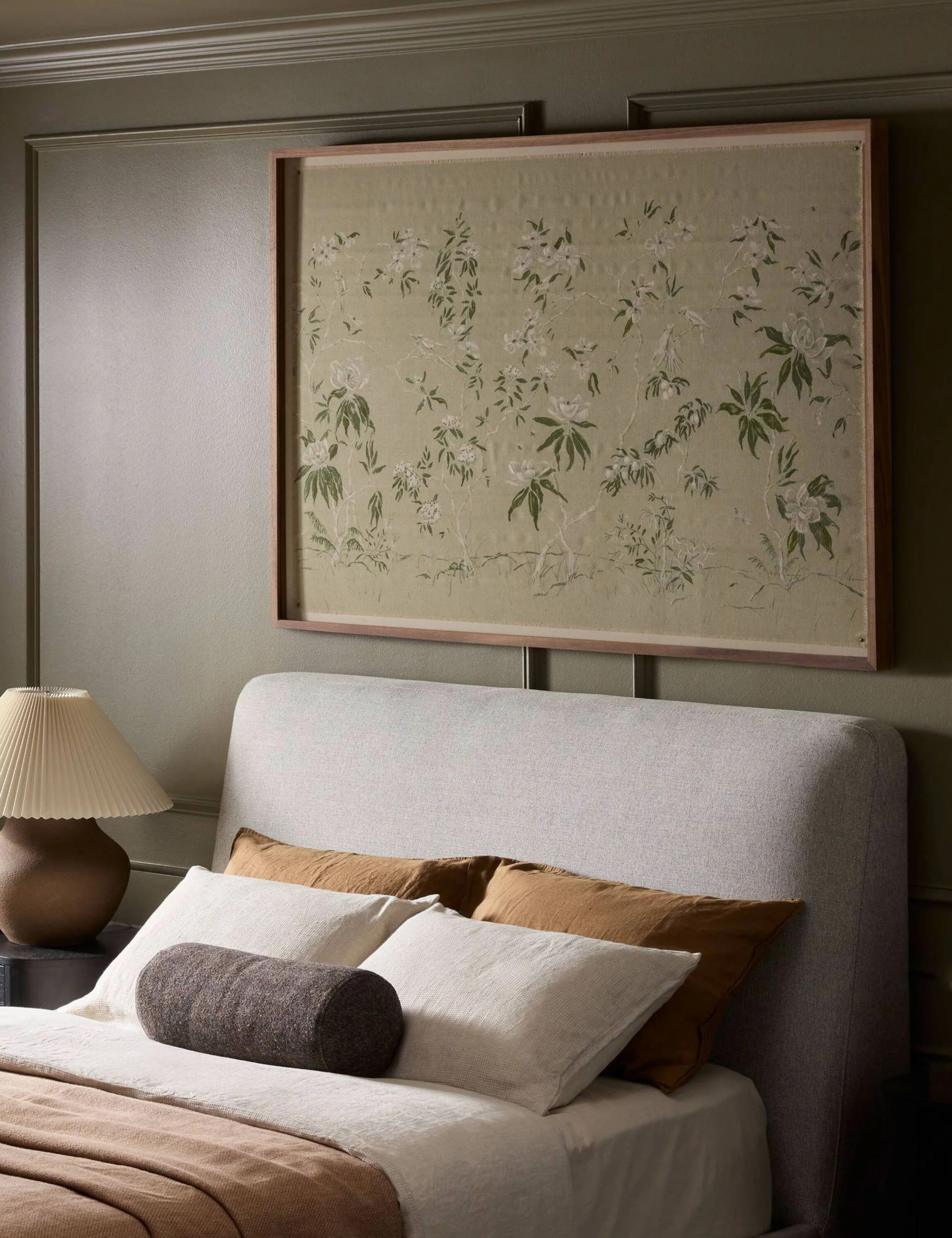 Linen Chinoiserie Wall Art | Lulu and Georgia 