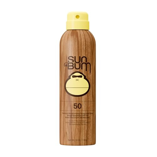 Sun Bum Original SPF 50 Sunscreen Body Spray - Broad Spectrum Moisturizing Sunscreen with Vitamin E - Hawaii 104 Act Compliant (Made without Octinoxate & Oxybenzone) - 6 oz | Amazon (US)