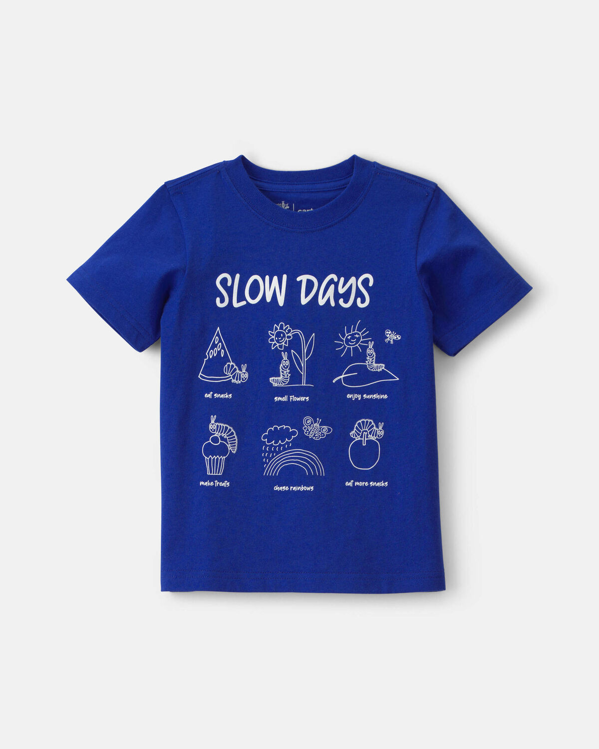 Toddler Boy Slow Days Graphic Tee - Blue | Carter's Inc