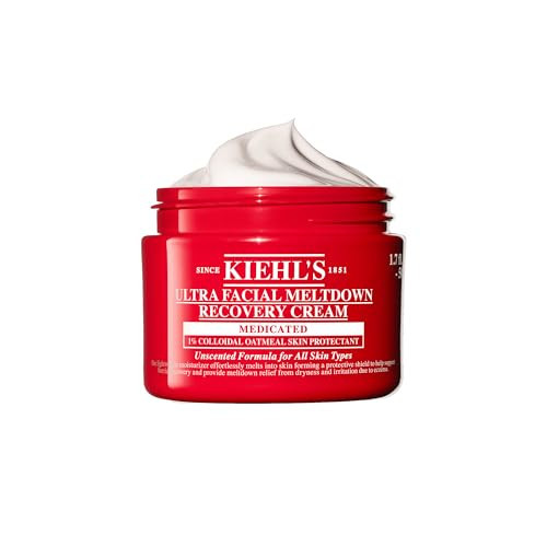 Kiehl's Ultra Facial Recovery Barrier Cream, Lightweight Moisturizing Face Cream, Provides Moisture Boost, Lotion Repairs and Restores Skin Barrier, Suitable for Dry and Sensitive Skin - 1.7 Fl Oz | Amazon (US)