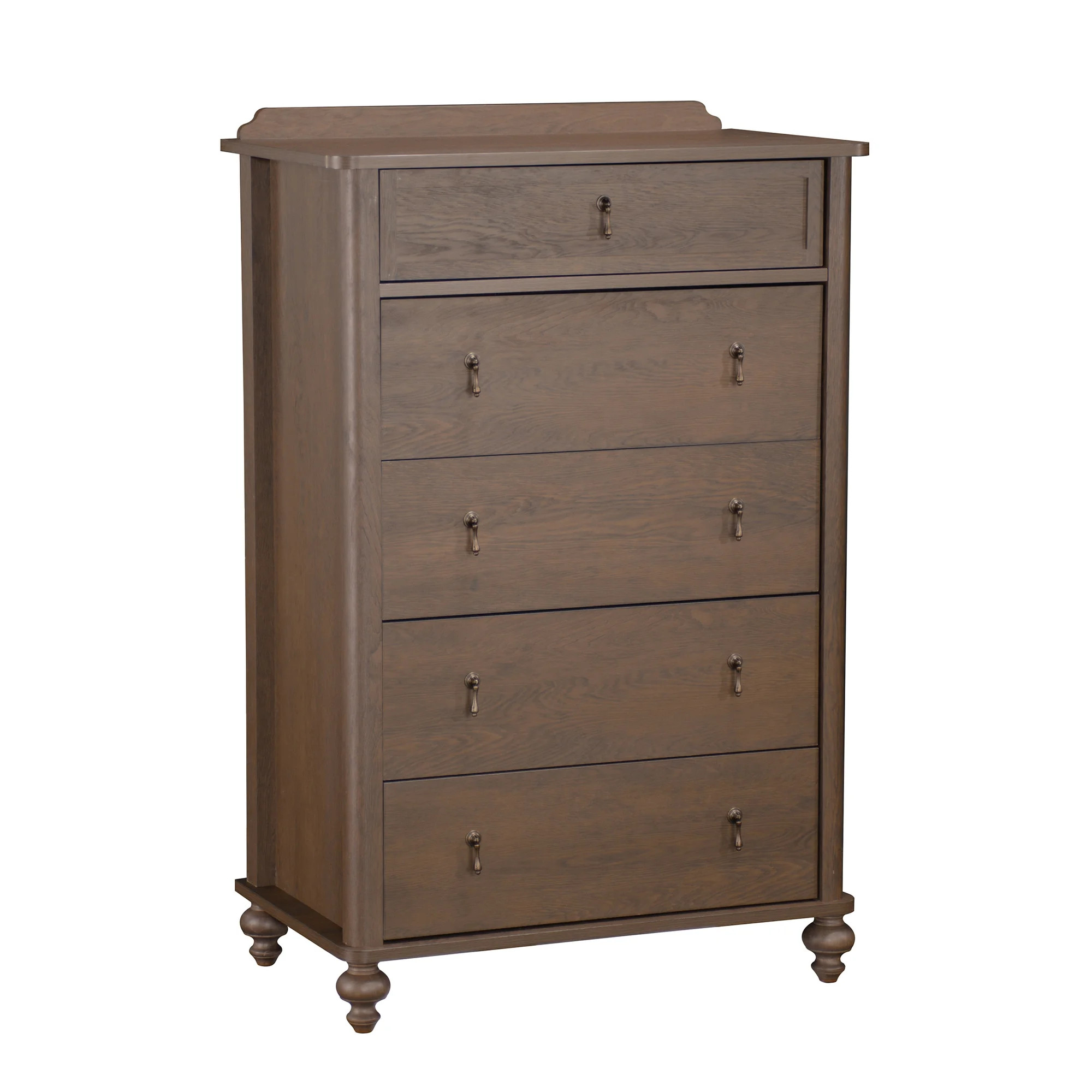 My Texas House Hartwell 5 Drawer Dresser Chest, 50" Tall, Heritage Oak | Walmart (US)