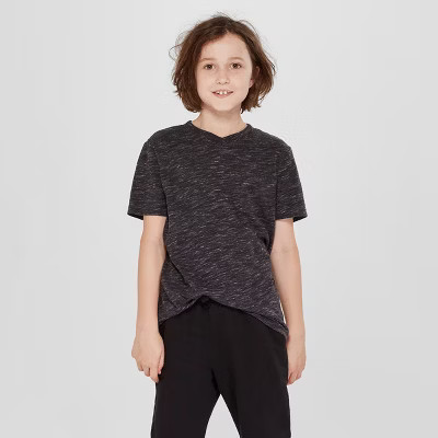 Boys' Short Sleeve Heathered Favorite T-Shirt - Cat & Jack™ | Target