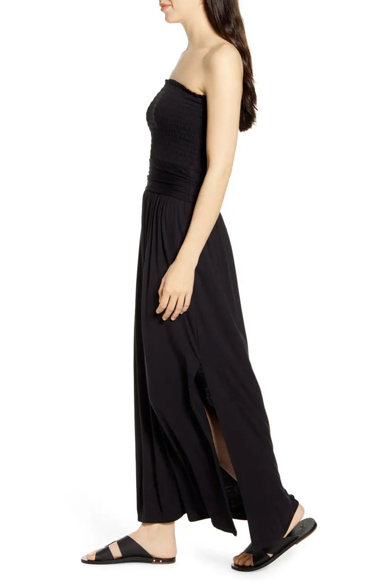 Strapless Smocked Maxi Dress | Nordstrom