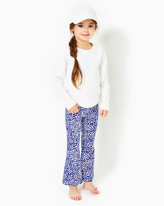 UPF 50+ Luxletic Girls Mini Carpe Vita Flare Legging | Lilly Pulitzer