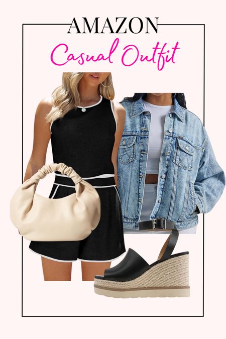 Amazon casual outfit idea! Matching set outfit 

#LTKStyleTip #LTKFindsUnder50