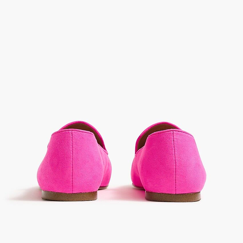 Faux-suede smoking loafers with tassels | J.Crew Factory