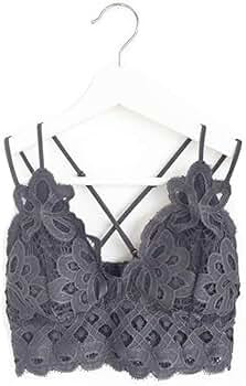 Anemone Crochet Lace Bralette Lots of Colors Sizes S,M,L Padded with Adjustable Straps Sexy Bra T... | Amazon (US)