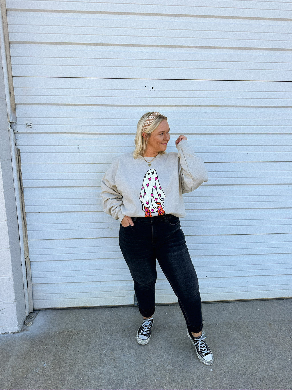 ghost of boots sweatshirt | Etta & East
