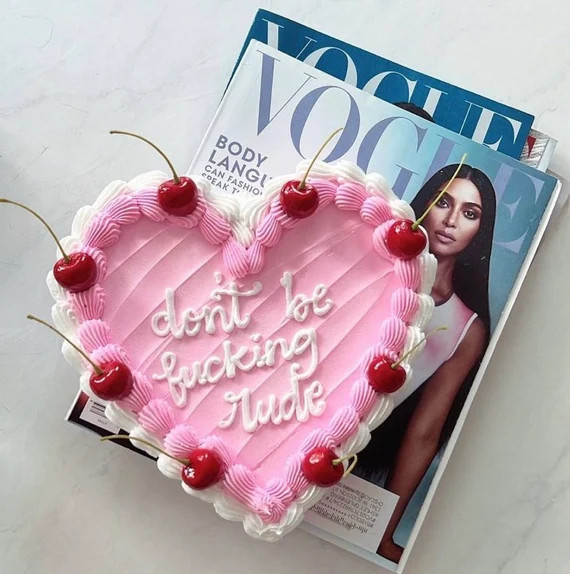 Cherry Cake Wall Hanging - Etsy | Etsy (US)