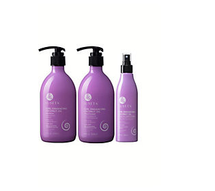 Luseta Curl Enhancing Shampoo Conditioner & Lea ve In | QVC