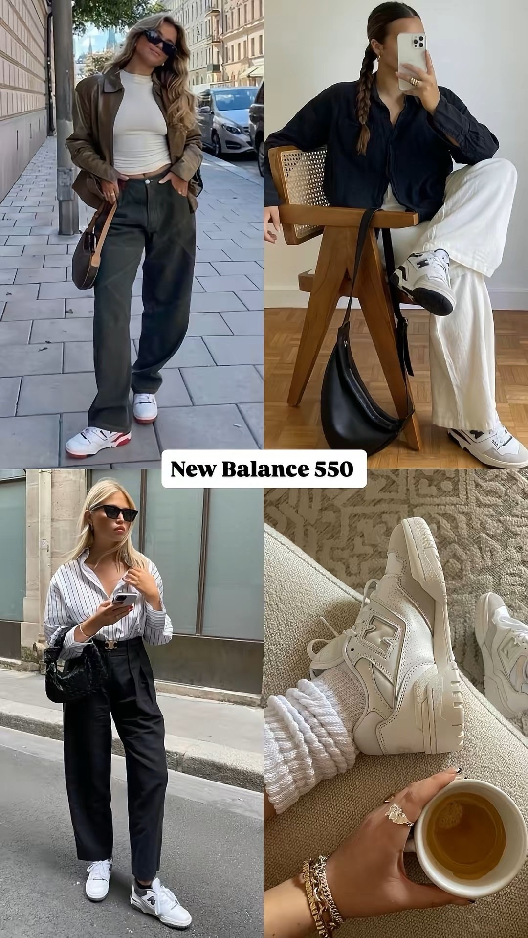 New Balance 550 is that cool-girl staple. Slightly chunky, super versatile, and perfect with wide-leg denim or tailored pieces.
#ltkshoecrush #newbalance550 #coolgirlstyle #casualchic #everydayoutfit

#LTKootd #LTKSaleAlert