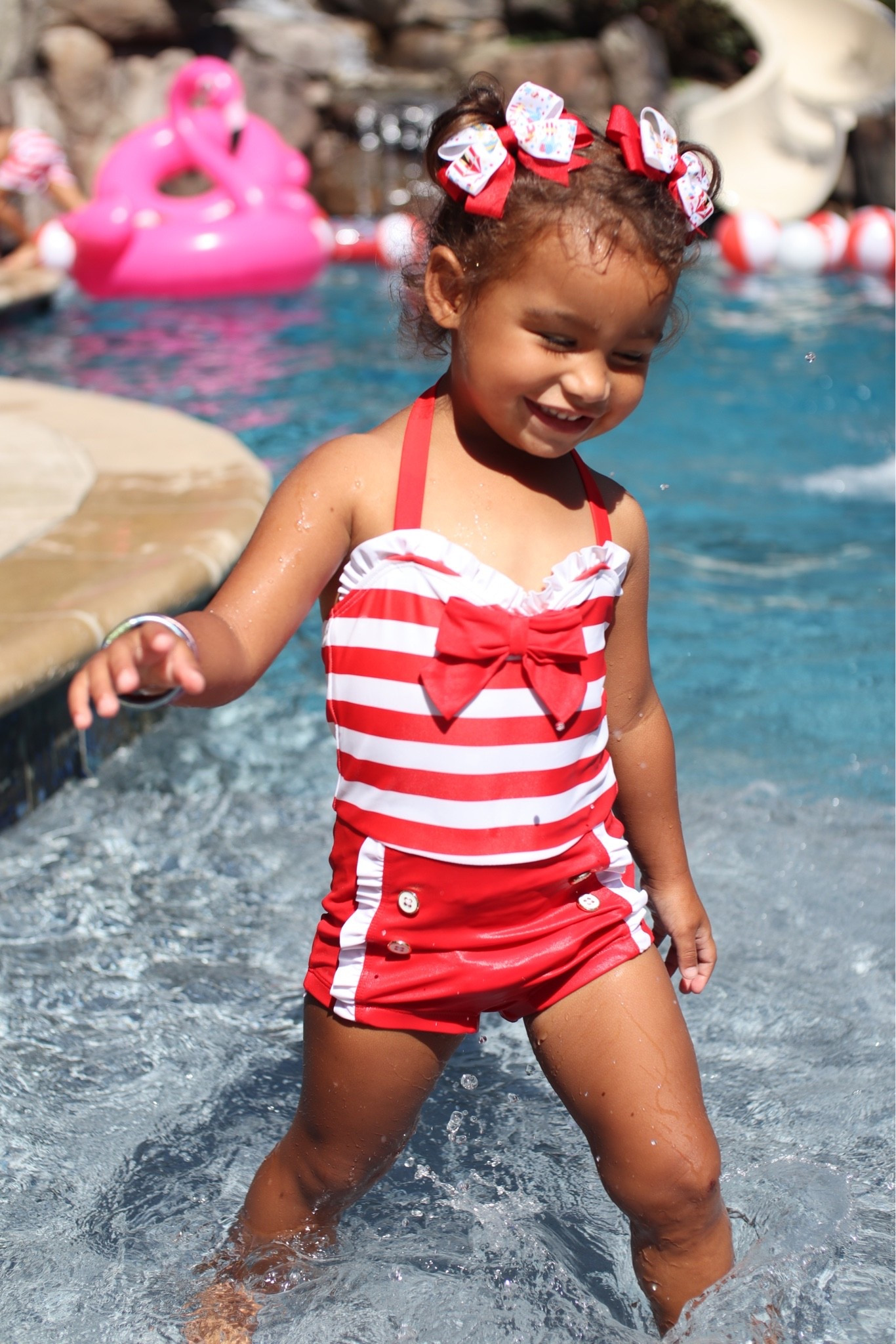 Summer swimsuits for American loving toddler girls

#LTKootd #LTKKids #LTKSwim