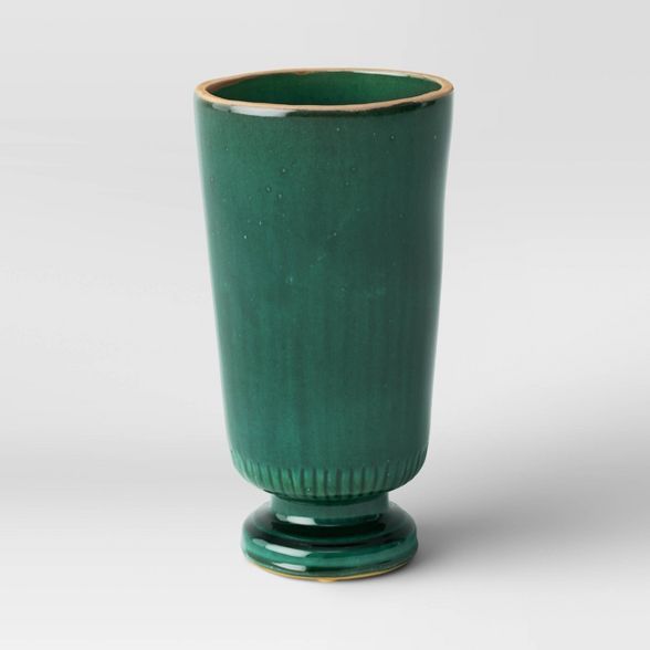 Glazed Ceramic Vase Green - Threshold™ | Target