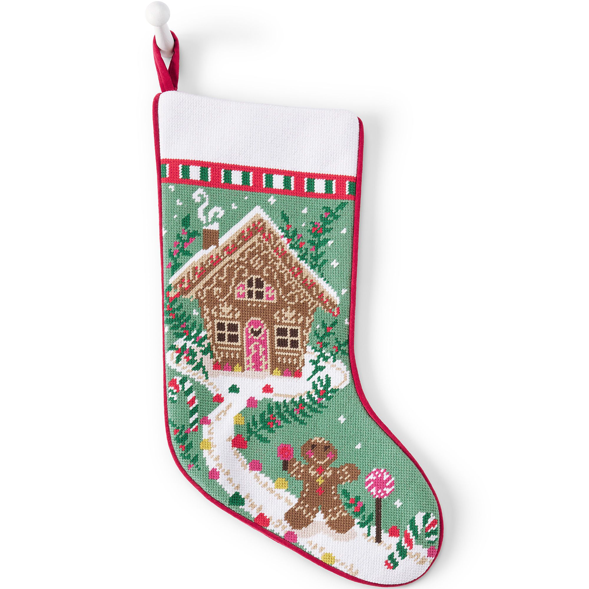 Needlepoint Personalized Christmas Stocking | Lands' End (US)