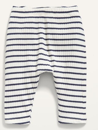 Unisex Rib-Knit Striped U-Shaped Pants for Baby | Old Navy (US)