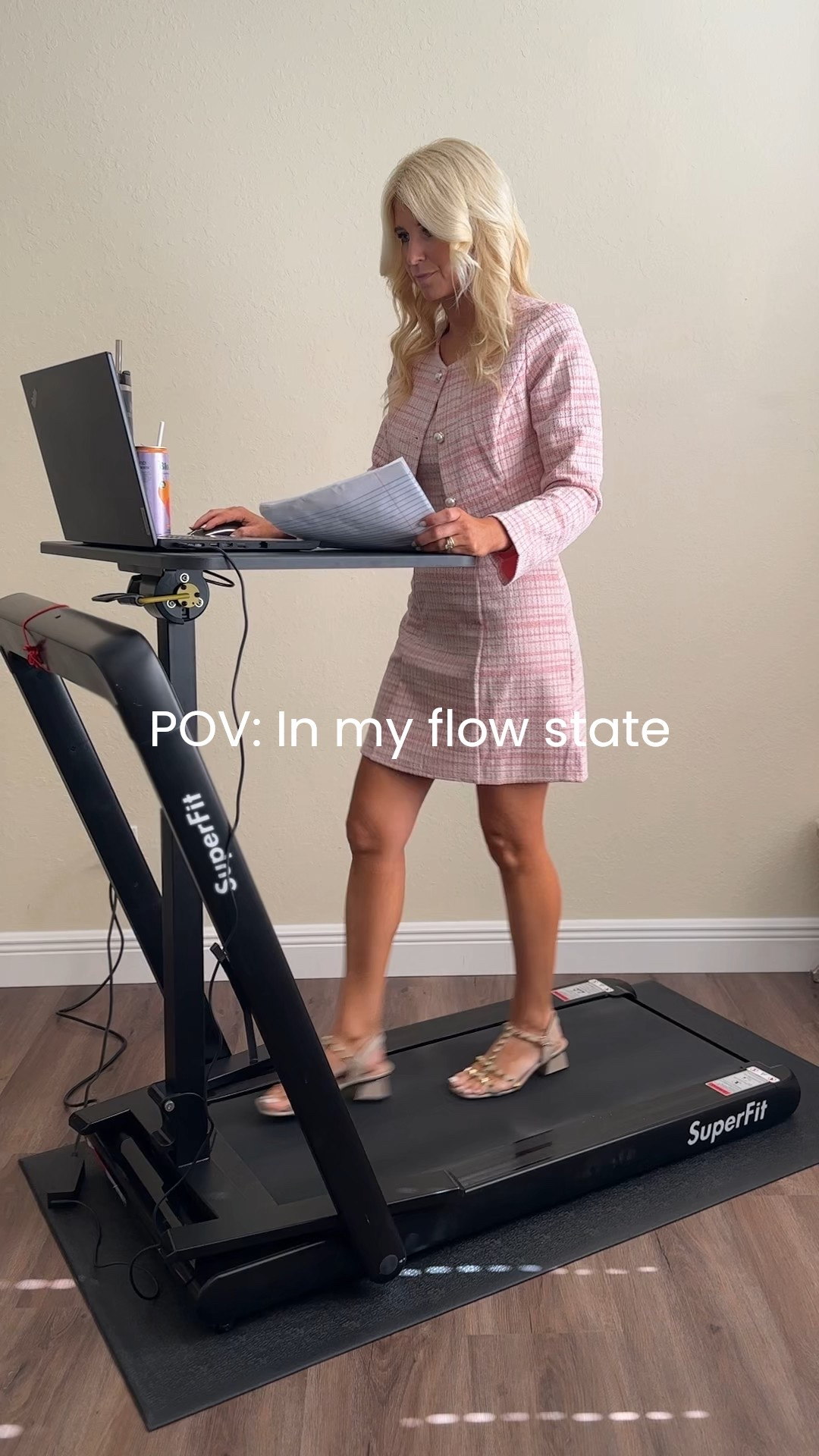 POV: In my flow state when the emails are sent, the designs are flowing, the tasks are handled, and I’m getting my steps in, all while dressed and ready to take on the day