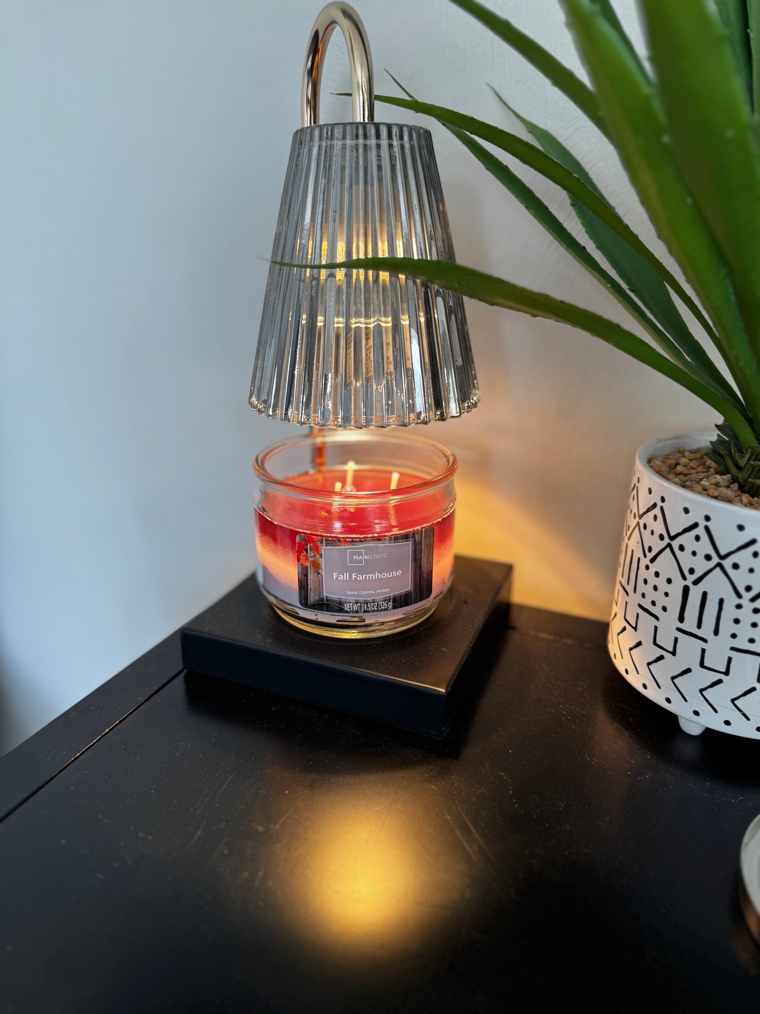 First fall candle of the year 🍁 

#LTKHome #LTKSeasonal #LTKFindsUnder50