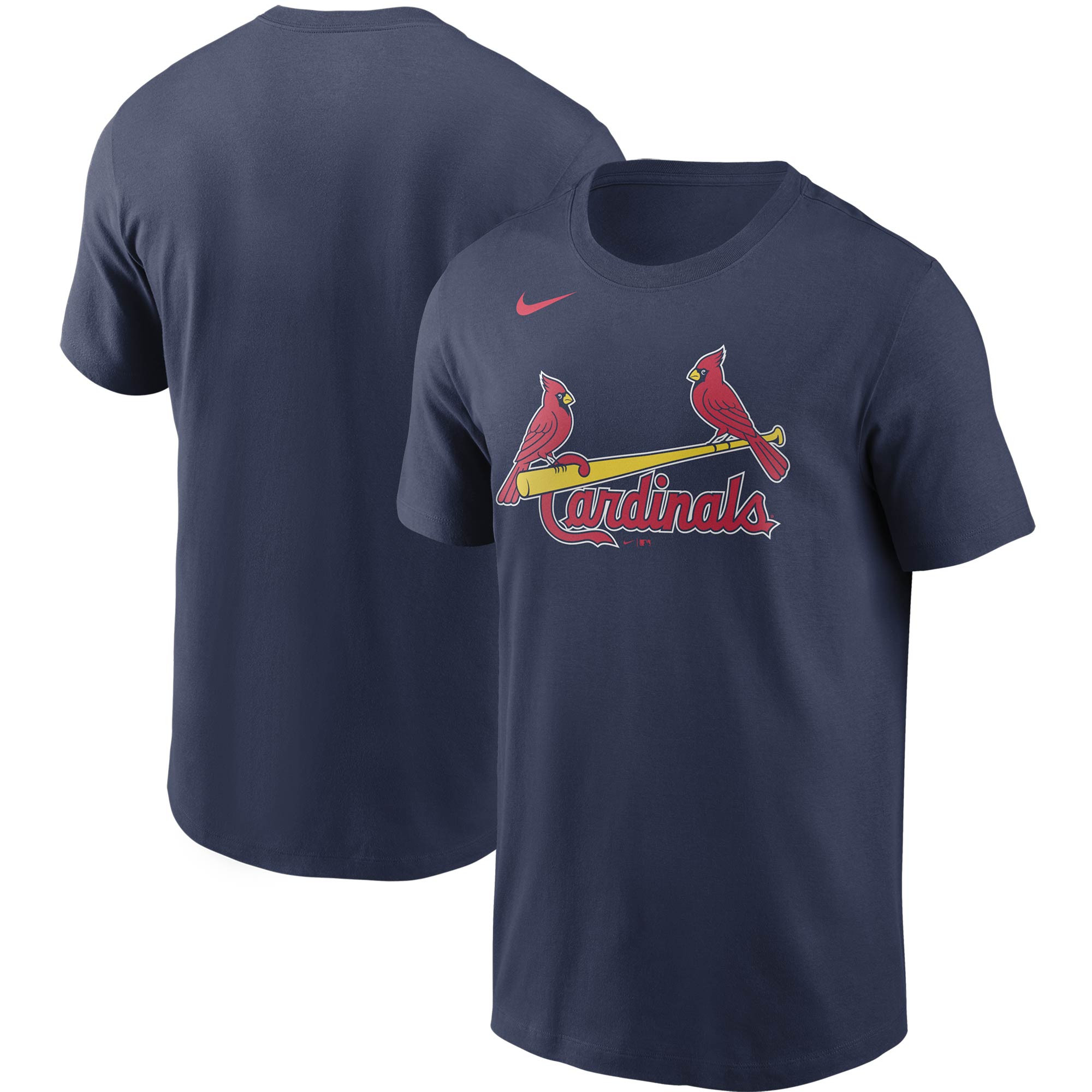 Men's Nike Navy St. Louis Cardinals Team Wordmark T-Shirt | Fanatics